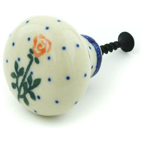 Polmedia Polish Pottery 1" Stoneware Drawer Pull Knob