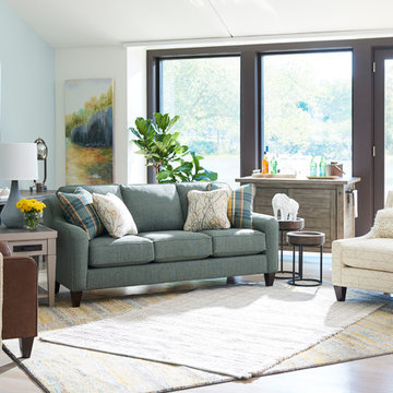 Talbot Premier Sofa by La-Z-Boy shown in Surf