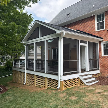 Outdoor Living Elevated: A Stunning Trex Deck & Screened Porch in Jamestown, NC