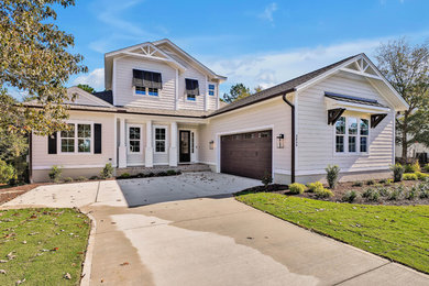 Example of an exterior home design in Other