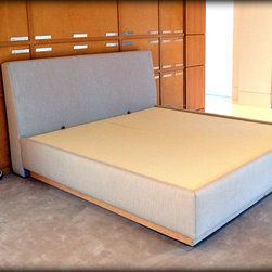 Custom Designer Fabric Platform Bed - Platform Beds