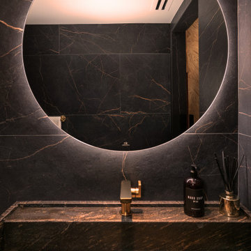Hollywood Hills Modern Bold Bathroom 1