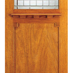 Single Exterior Doors, Frank Lloyd Wright Mission Design - Front Doors