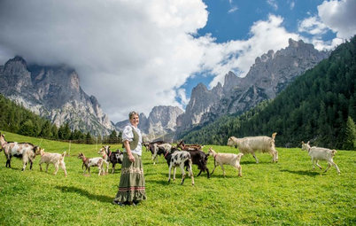 Houzzbesuch: Hoch auf der Alm – ein rustikaler Gasthof in den Dolomiten