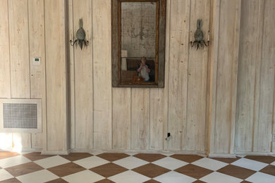 Example of a large french country living room design in Other