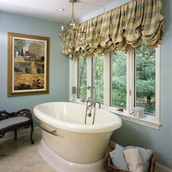 French Inspired Master Bath | Freestanding Whirlpool Tub - Bathtubs