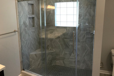 Bathroom - craftsman bathroom idea in Charlotte