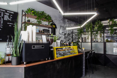 Home design - eclectic home design idea in Montreal