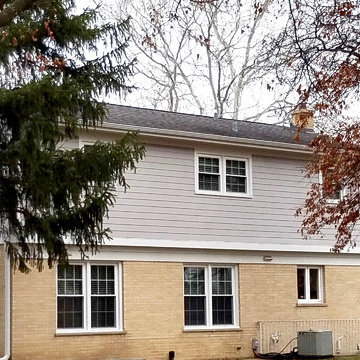 Arlington Heights, IL Pearl Gray Hardie Exterior