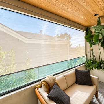 Manual Patio Shades for Sun & Privacy Control