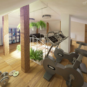 Personal GYM in the attic