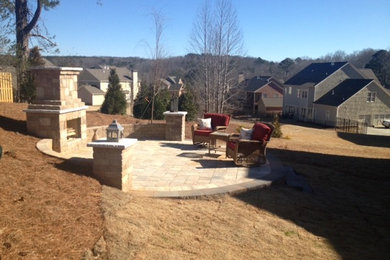 This is an example of a modern landscaping in Atlanta.