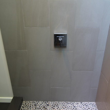 Spa-like River Rock Shower