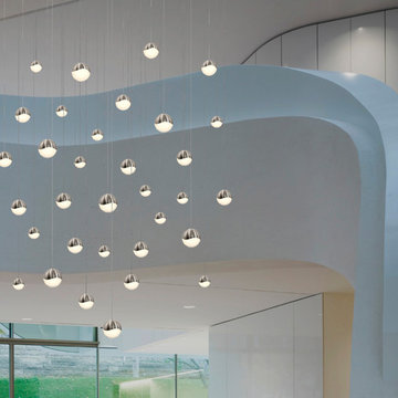 Grapes™ LED 16-Light Square Canopy Pendant