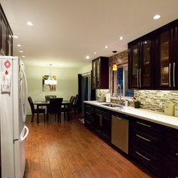 Chocolate Raised Panel Cabinet - Kitchen Cabinetry