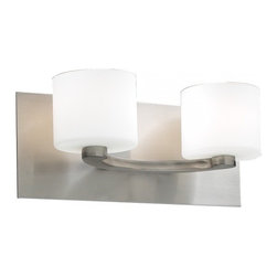 PLC 2 Light Vanity De Lion Collection 7612 SN - Wall Sconces