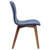 Mai Side Chairs, Set of 2, Blue Leatherette