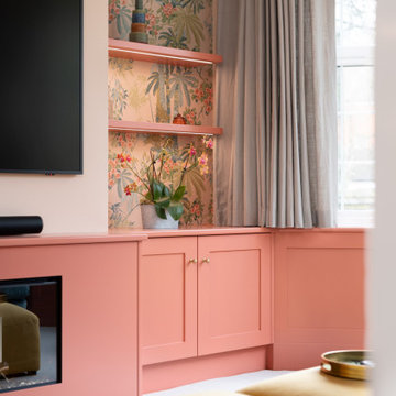 Playful Tones & Balance Lay-On Shaker Media Wall & Living Room Wall Panelling