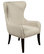Upholstered Armchair Seraphine Mink