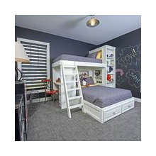 bunk bed built in