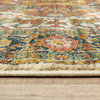 Casa Old World Persian Red and Multi Rug, 1'10"x3'0"