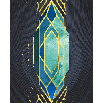 "Gold Iris II" Woven Blanket 60"x80"