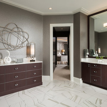 Stunning Accents showcase Master Bathroom and Bedroom Suite design