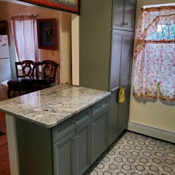 Sage Green Kitchen Remodel in Staten Island, NY