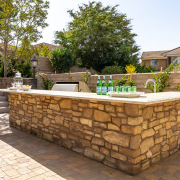 Old World-Inspired Backyard