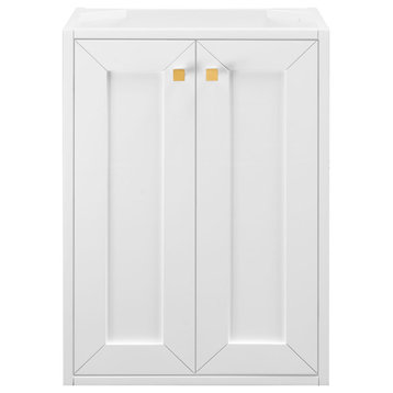 Chianti 20" Single Vanity Cabinet, Glossy White