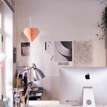 Diseño de Loft en Madrid: detalle del home office