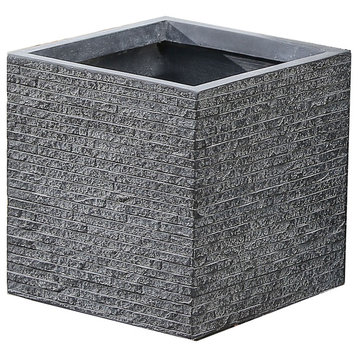 Stone Finish Square Planter (Medium)