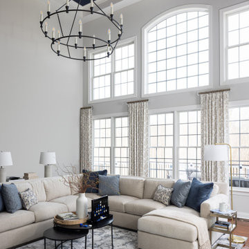 Transitional Retreat - Family Room Remodel & Scullery Kitchen - Haymarket, VA