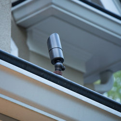 Canton, GA House and Backyard Project Brass LED Up Lighting Fixture - Outdoor Lighting