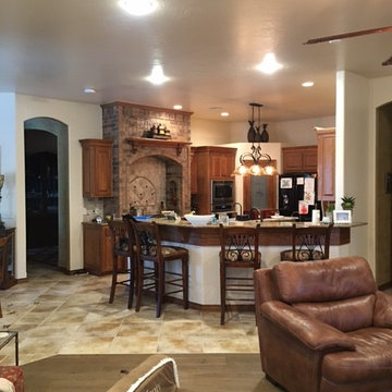 Breakfast Bar Renovation After