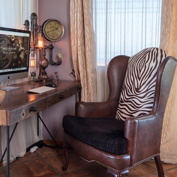 Steampunk Glam Family Room