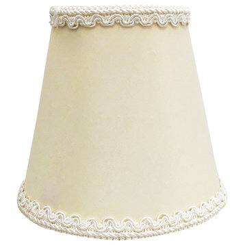 Eggshell Empire Chandelier Lamp Shade Decorative Trim, Single