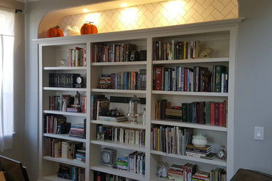 Inspiration for a contemporary family room remodel in Other