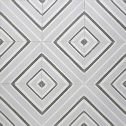 Sabine Hill - Cement Encaustic Tile - Wall And Floor Tile