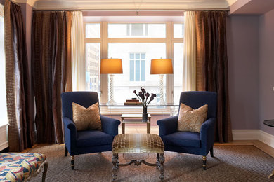 Living room - traditional living room idea in New York