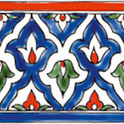 3.94"x7.87" Istanbul Border