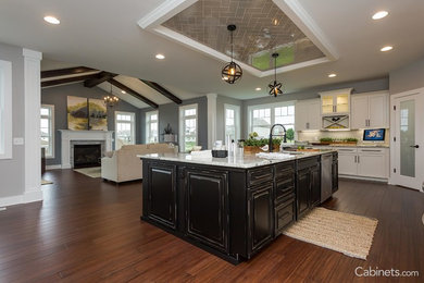 Example of a mountain style kitchen design in Other