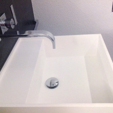 SB-03 Stone Resin Freestanding Sink