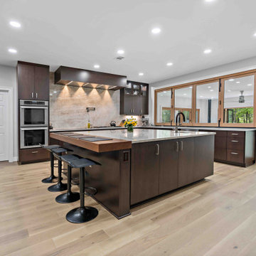 Incredibly Unique & Contemporary Ashburn Kitchen & Addition