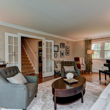 Transitional Living Room in Yardley, PA