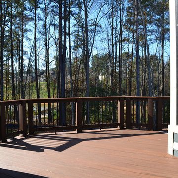 TimberTech Deck with Eze-Breeze Porch in Wake Forest
