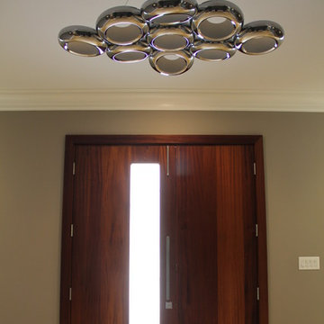 Modern Mahogany Entry