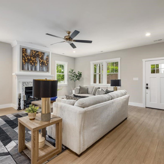 Living room - living room idea in Raleigh