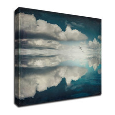 "Spaces II - Sea of Clouds" by Dirk Wustenhagen, Print on Canvas, 24"x24"