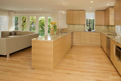 Example of a kitchen design in Chicago